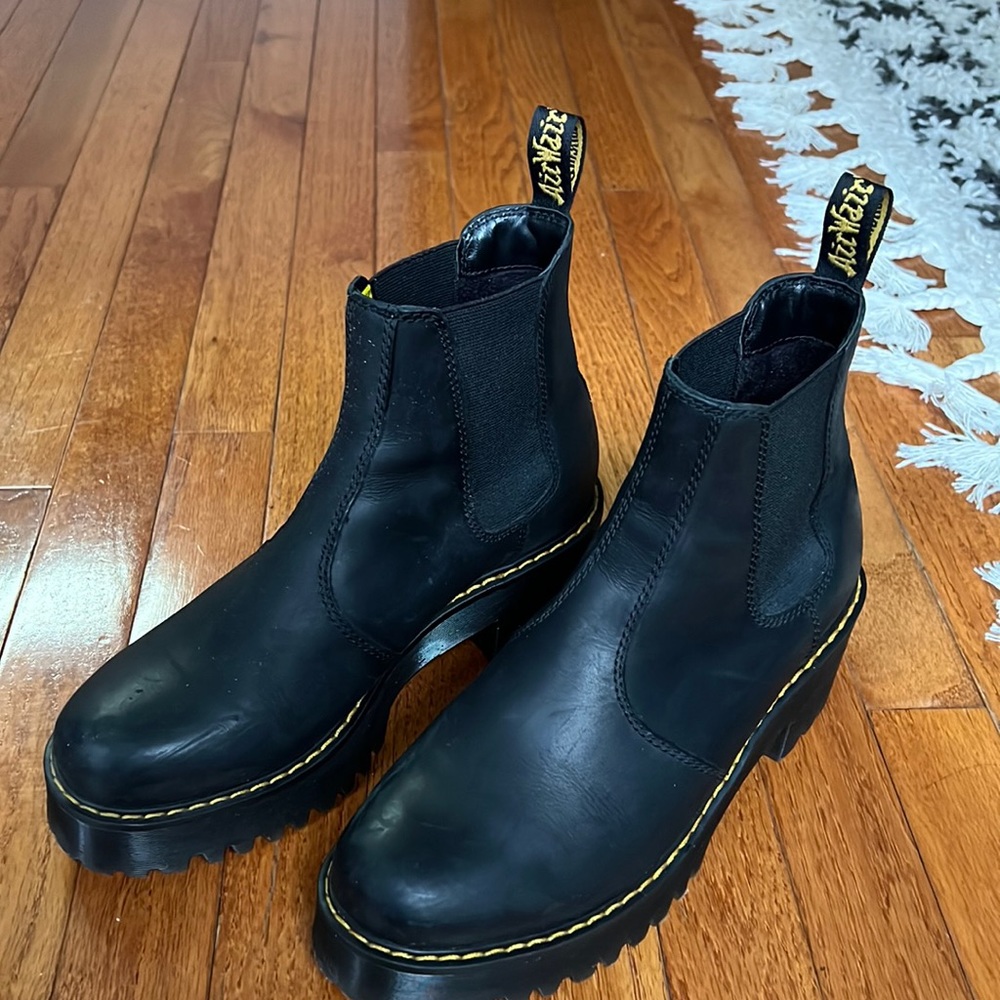 Dr. Marten Rometty Wyoming Platform Chelsea Boots